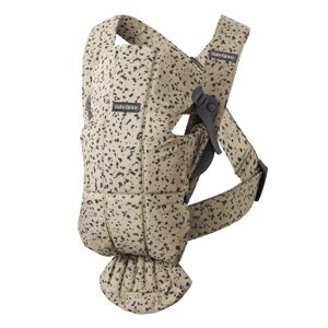 BABYBJÖRN Nosič Mini, Woven Beige/Dark gray