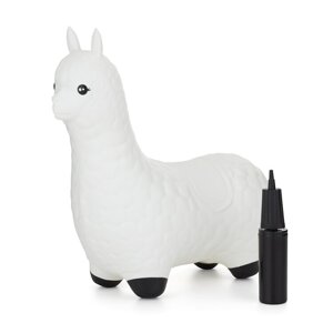 FEEDO Zvieratko skákajúce Llama White
