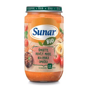 EXP: 15.09.2024 SUNAR BIO príkrm boloňské špagety 12m+, 235 g