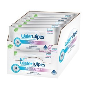 12x WATERWIPES Obrúsky vlhčené Adults bez obsahu plastů 30 ks ( 360 ks )