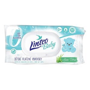 EXP: 01.11.2024 LINTEO BABY Vlhčené obrúsky s aloe vera 80 ks