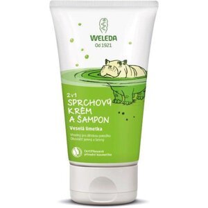 EXP: 31.10.2024 WELEDA 2 v 1 Sprchový krém a šampón, Veselá limetka 150 ml