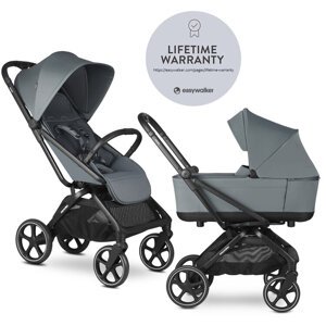 EASYWALKER Kočík kombinovaný Rockey L Smooth Grey