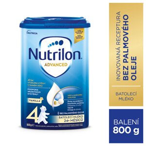 EXP: 20.11.2024 NUTRILON 4 Vanilla batoľacie mlieko 800 g, 24+