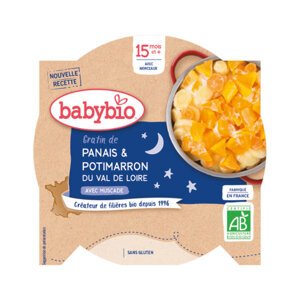 EXP: 18.12.2024 BABYBIO Večerné menu gratinovaný paštrnák 260 g