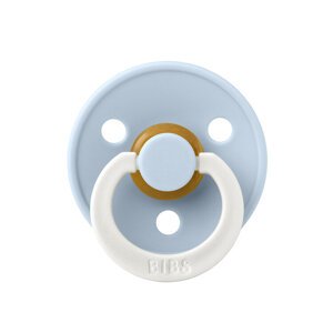 BIBS Cumlík z prírodného kaučuku nočný Colour 1ks, veľkosť 2 - Baby Blue
