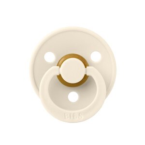 BIBS Cumlík z prírodného kaučuku Colour 1ks, veľkosť 2 - Ivory