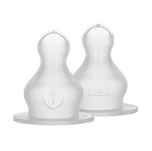 BIBS Cumlíky silikonové Baby Bottle - stredný prietok