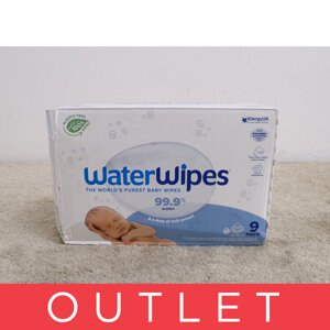 9x WATERWIPES Vlhčené obrúsky bez obsahu plastov 60 ks ( 540 ks )