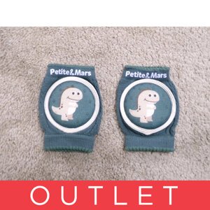 PETITE&MARS Chrániče kolien elastické na lezenie Follow Misty Green