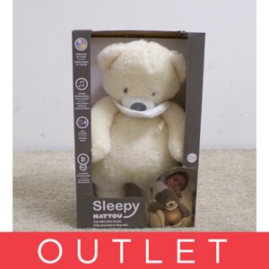 NATTOU Uspávačik plyšový hudobný so svetielkom a senzorom plaču 4v1 Sleepy Bear Beige 0m+
