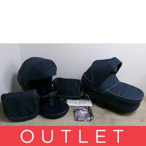 PETITE&MARS Set vanička + sedačka ku kočíku Go/terrain navy melange