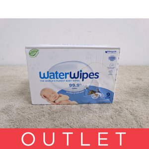 9x WATERWIPES Vlhčené obrúsky bez obsahu plastov 60 ks ( 540 ks )
