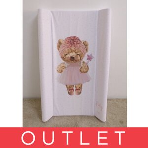 CEBA Podložka prebaľovacia 2-hranná s pevnou doskou (50x80) Comfort Fluffy Puffy Poly