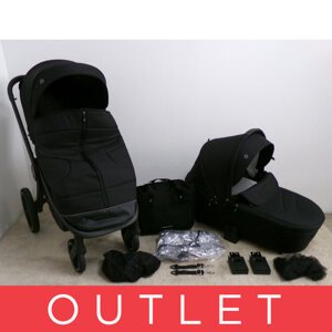 MUUVO Kočík kombinovaný Quick 4.0 Classic black set 2v1