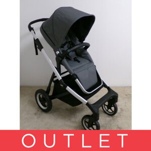 THULE Športový kočík Sleek Black/Grey Melange