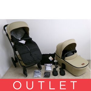 PETITE&MARS Kočík kombinovaný ICON 2v1 Mocha Beige XXL AIR