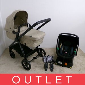 KINDERKRAFT Kočík kombinovaný 4v1 Newly Classic Beige + Mink PRO