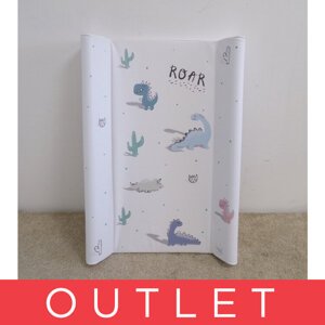 CEBA Podložka prebaľovacia 2-hranná s pevnou doskou (50x70) Comfort Candy Andy Dino