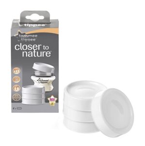 TOMMEE TIPPEE Viečka na fľaštičky CTN, 4 ks