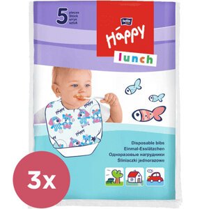 3x BELLA HAPPY podbradník jednorázový (5 ks)