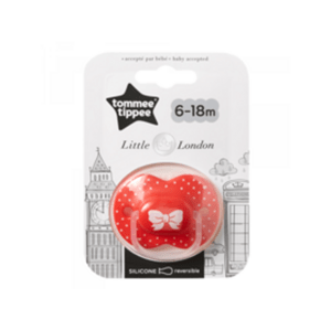 TOMMEE TIPPEE Cumlík symetrický C2N silikón Little London 6-18m dievča