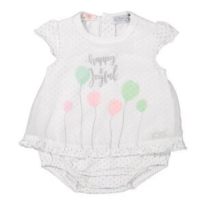 DIRKJE Set 1dielny A-SO SOFT HAPPY AND JOYFUL veľ. 80 White