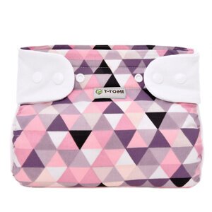 T-TOMI Nohavičky abdukčné ortopedické - patentky, pink triangles (5-9 kg)