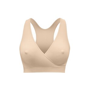 MEDELA Podprsenka tehotenská a dojčiaca nočná Keep Cool, béžová XL