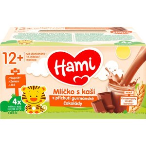 EXP: 26.01.2025 HAMI Mliečko s kašou s príchuťou gurmánskej čokolády 4x250 ml
