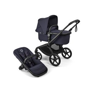 BUGABOO Kočík kompletný Fox 5 Renew - Black / Deep indigo-Deep indigo