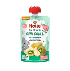 EXP: 16.02.2025 HOLLE BIO Kapsička Kiwi Koala hruška, banán, kiwi pre deti od 8 mesiacov, 100 g
