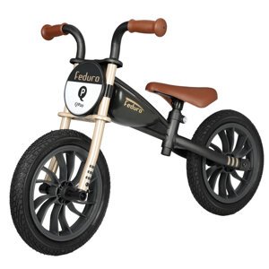 QPLAY Odrážadlo Feduro Black/Golden, vek 3-6 rokov