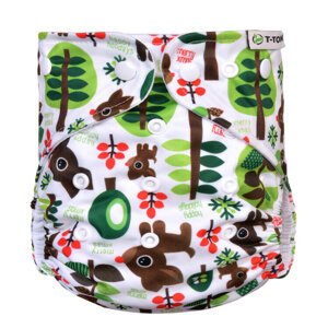 T-TOMI Plienka vrecková, typ AIO - patentky, 4-15kg, Trees