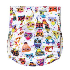 T-TOMI Plienka vrecková, typ AIO - patentky, 4-15kg, Owl friends