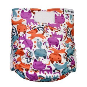 T-TOMI Plienka vrecková, typ AIO - suchý zips, 4-15kg, Cats