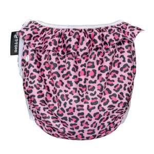T-TOMI Plavky plienkové s volánikom, 5-15kg, Pink gepard