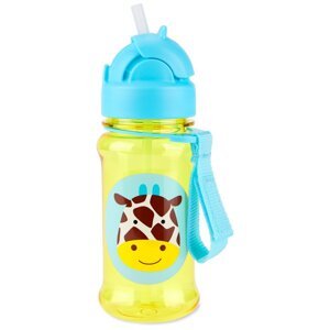 SKIP HOP Zoo tritan Fľaša so slamkou 355ml Žirafa 12m+