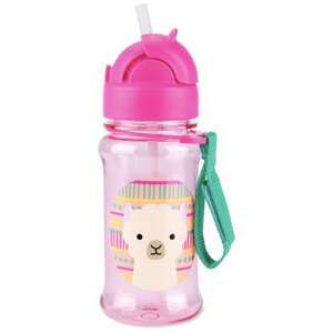 SKIP HOP Zoo tritan Fľaša so slamkou 355ml Llama 12m+