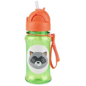 SKIP HOP Zoo tritan Fľaša so slamkou 355ml Medvedík čistotný 12m+