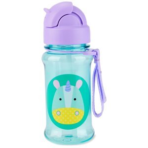 SKIP HOP Zoo tritan Fľaša so slamkou 355ml Jednorožec 12m+