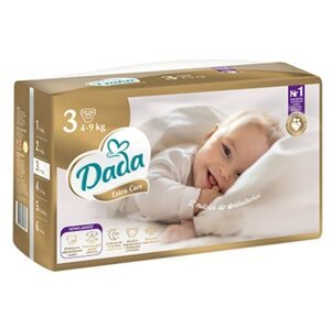DADA Plienky jednorazové Extra Care 3 (4-9 kg) 50 ks