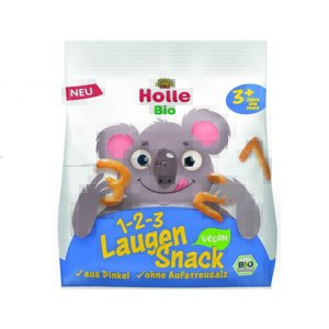 HOLLE Bio Praclíky 1-2-3 Prezel snack špaldové 80g (3r+)