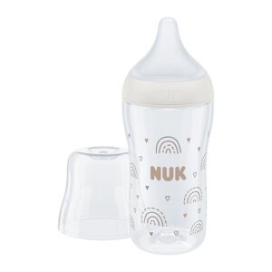 NUK Fľaša kojenecká sklenená s kontrolou teploty Perfect Match 230 ml