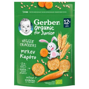 GERBER Krekry s mrkvou Organic 100 g