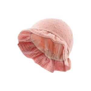 STERNTALER Klobúk mušelínový na zaväzovanie s UV filtrom 30 bodky dievča-41 cm-4-5 m
