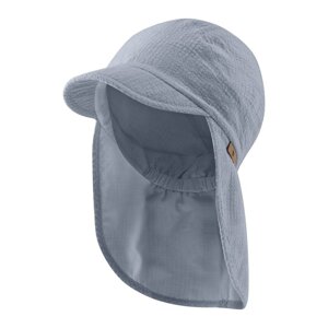 STERNTALER Čiapka mušelínová so šiltom a ochranou krku s UV filtrom 50+ modrá chlapec-49 cm-12-18 m