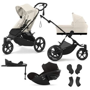CYBEX Kočík športový a bežecký Avi Spin Seashell Beige Gold s autosedačkou a doplnkami