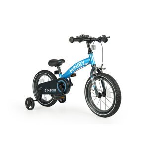 QPLAY Bicykel Miniby 3v1 Blue, vek 2 - 8 rokov