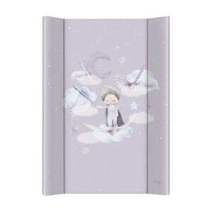 CEBA BABY Podložka prebaľovacia 2-hranná s pevnou doskou (50x70) Basic Wild Swans